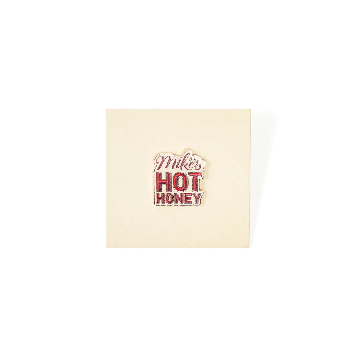 Mike's Hot Honey Pin Vertical Logo