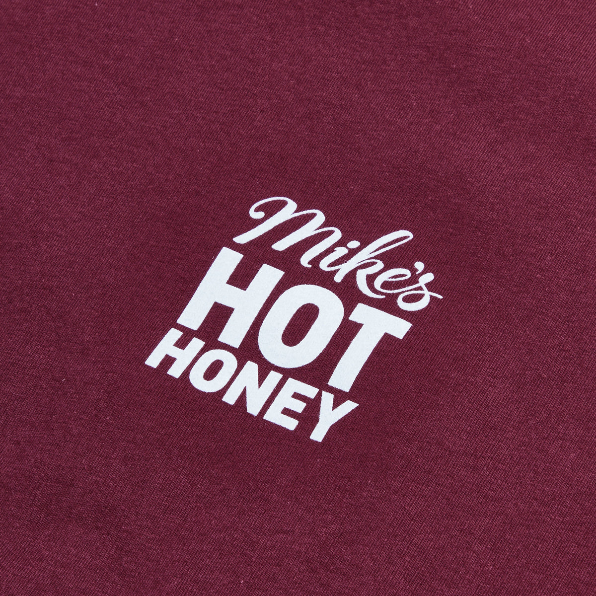 Mike's Hot Honey T-Shirt Heritage Logo Burgundy